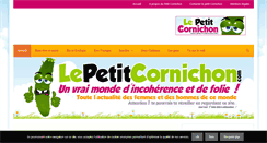 Desktop Screenshot of lepetitcornichon.com