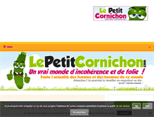 Tablet Screenshot of lepetitcornichon.com